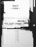 GHALIB - Our Impression of Cinéma by Yves Saint Laurent